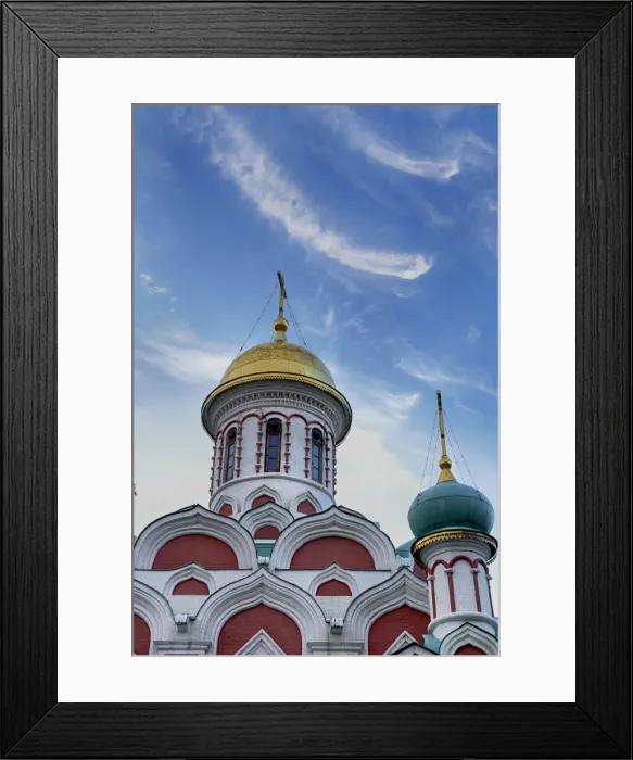 Framed Print : Cathedral of Our Lady of Kazan, Red Square, UNESCO World Heritage Site, Moscow, Russia, Europe