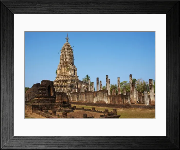 Framed Print : Wat Mahatat Temple, ancient city Si Satchanalai, UNESCO World Heritage Site, Sukhothai Province, Thailand, Southeast Asia, Asia Framed Print : Wat Mahatat Temple, ancient city Si Satchanalai, UNESCO World Heritage Site, Sukhothai Province, Thailand, Southeast Asia, Asia
