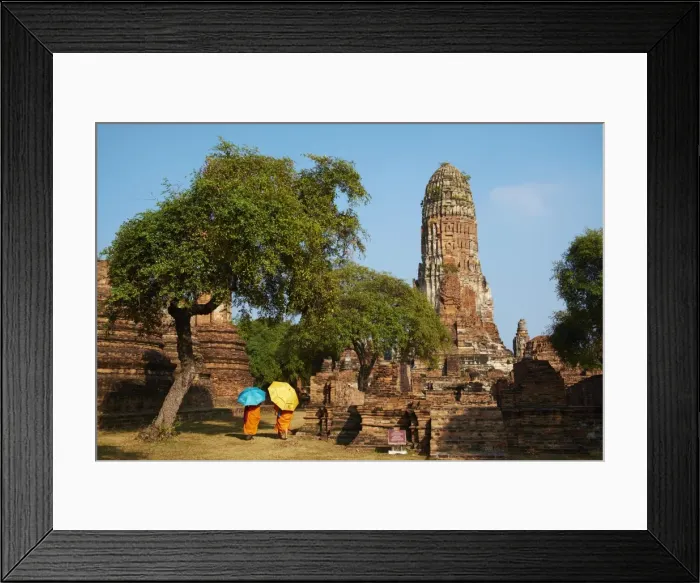 Framed Print : Wat Phra Ram, Ayutthaya Historical Park, UNESCO World Heritage Site, Ayutthaya, Thailand, Southeast Asia, Asia