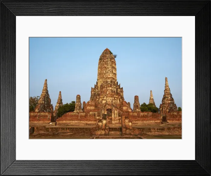 Framed Print : Wat Chai Wattanaram, Ayutthaya Historical Park, UNESCO World Heritage Site, Ayutthaya, Thailand, Southeast Asia, Asia Framed Print : Wat Chai Wattanaram, Ayutthaya Historical Park, UNESCO World Heritage Site, Ayutthaya, Thailand, Southeast Asia, Asia
