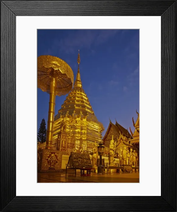 Framed Print : Wat Phra That Doi Suthep, Chiang Mai, Thailand, Southeast Asia, Asia Framed Print : Wat Phra That Doi Suthep, Chiang Mai, Thailand, Southeast Asia, Asia