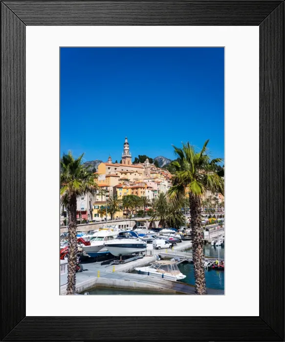 Framed Print : Old Town and Marina, Menton, Cote d Azur, French Riviera, Provence, France, Mediterranean, Europe Framed Print : Old Town and Marina, Menton, Cote d Azur, French Riviera, Provence, France, Mediterranean, Europe
