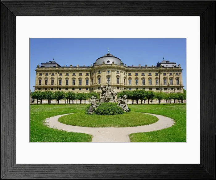 Framed Print : The Residence Palace, UNESCO World Heritage Site, Wurzburg, Bavaria, Germany, Europe Framed Print : The Residence Palace, UNESCO World Heritage Site, Wurzburg, Bavaria, Germany, Europe