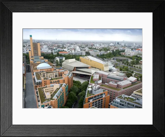 Framed Print : View from Kollhoff building Panorama Punkt, Potsdamer Platz, Berlin, Germany, Europe Framed Print : View from Kollhoff building Panorama Punkt, Potsdamer Platz, Berlin, Germany, Europe