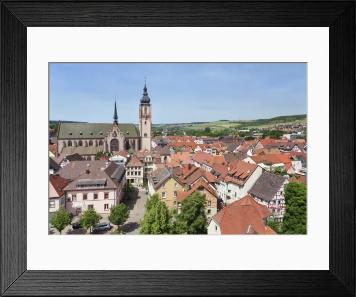 Framed Print : Stadtkirche St. Martin Church, old town of Tauberbischofsheim, Taubertal Valley, Main Tauber District, Baden Wurttemberg, Germany, Europe Framed Print : Stadtkirche St. Martin Church, old town of Tauberbischofsheim, Taubertal Valley, Main Tauber District, Baden Wurttemberg, Germany, Europe