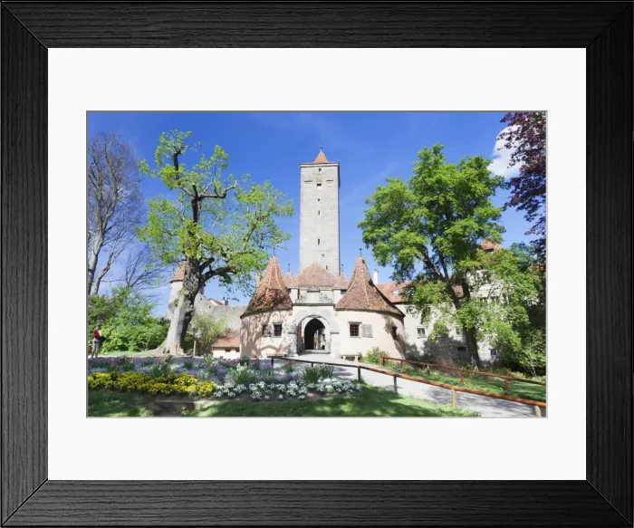 Framed Print : Burgtor Gate and Bastei, Rothenburg ob der Tauber, Romantic Road (Romantische Strasse), Franconia, Bavaria, Germany, Europe Framed Print : Burgtor Gate and Bastei, Rothenburg ob der Tauber, Romantic Road (Romantische Strasse), Franconia, Bavaria, Germany, Europe