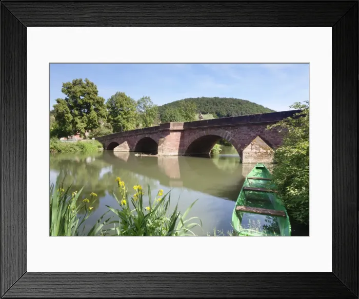 Framed Print : Bridge over the Tauber River, Gamburg, Taubertal Valley, Romantic Road, (Romantische Strasse) Baden Wurttemberg, Germany, Europe Framed Print : Bridge over the Tauber River, Gamburg, Taubertal Valley, Romantic Road, (Romantische Strasse) Baden Wurttemberg, Germany, Europe