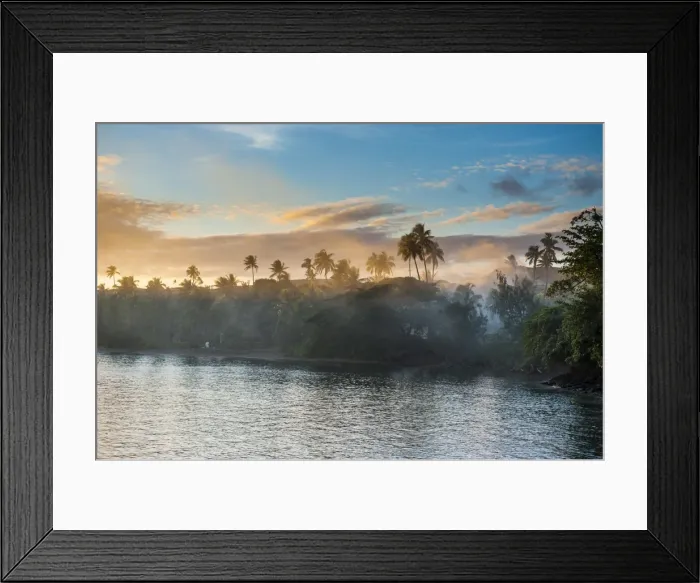 Framed Print : Sunset over the beach of Safe Landing resort, Nacula Island, Yasawas, Fiji, South Pacific, Pacific Framed Print : Sunset over the beach of Safe Landing resort, Nacula Island, Yasawas, Fiji, South Pacific, Pacific