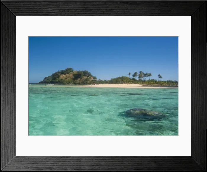 Framed Print : The turquoise waters of the blue lagoon, Yasawas, Fiji, South Pacific, Pacific Framed Print : The turquoise waters of the blue lagoon, Yasawas, Fiji, South Pacific, Pacific
