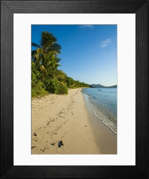 Framed Print : White sandy beach, Oarsman Bay, Yasawas, Fiji, South Pacific, Pacific Framed Print : White sandy beach, Oarsman Bay, Yasawas, Fiji, South Pacific, Pacific