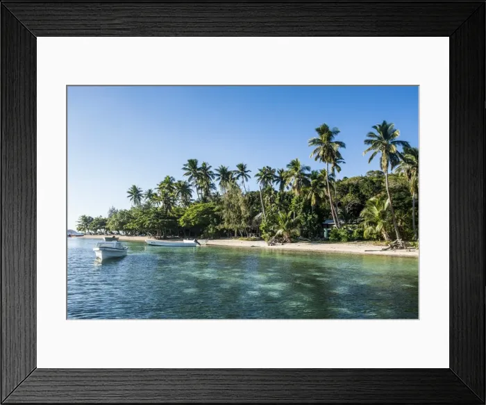 Framed Print : White sand beach, Nanuya Lailai island, the blue lagoon, Yasawas, Fiji, South Pacific, Pacific Framed Print : White sand beach, Nanuya Lailai island, the blue lagoon, Yasawas, Fiji, South Pacific, Pacific