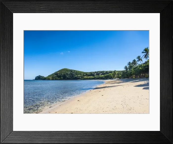 Framed Print : White sandy beach on Korovou Eco-Tour Resort, Naviti, Yasawas, Fiji, South Pacific, Pacific Framed Print : White sandy beach on Korovou Eco-Tour Resort, Naviti, Yasawas, Fiji, South Pacific, Pacific