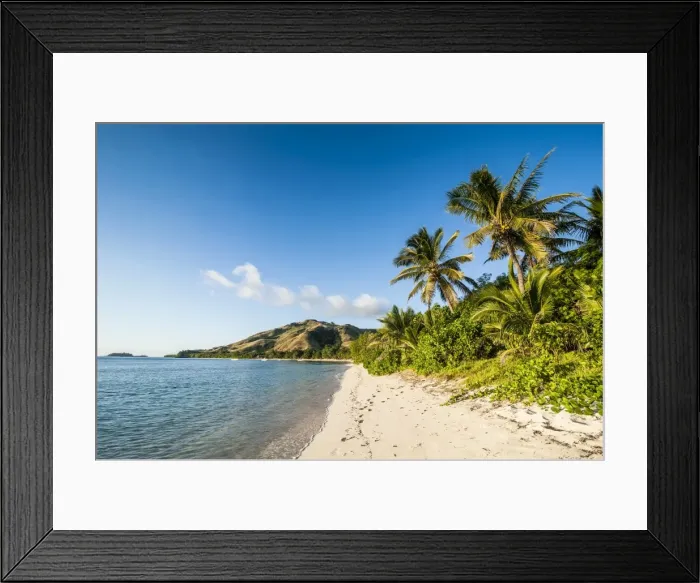 Framed Print : White sandy beach, Oarsman Bay, Yasawas, Fiji, South Pacific, Pacific Framed Print : White sandy beach, Oarsman Bay, Yasawas, Fiji, South Pacific, Pacific