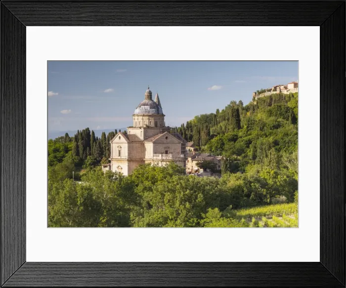 Framed Print : Tempio di San Biagio in Montepulciano, Val d Orcia, UNESCO World Heritage Site, Tuscany, Italy, Europe Framed Print : Tempio di San Biagio in Montepulciano, Val d Orcia, UNESCO World Heritage Site, Tuscany, Italy, Europe