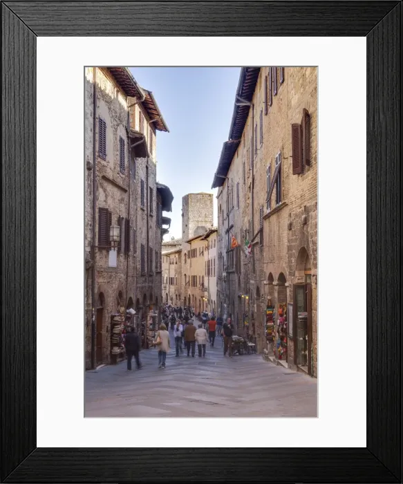 Framed Print : The historic centre of San Gimignano, UNESCO World Heritage Site, Tuscany, Italy, Europe Framed Print : The historic centre of San Gimignano, UNESCO World Heritage Site, Tuscany, Italy, Europe