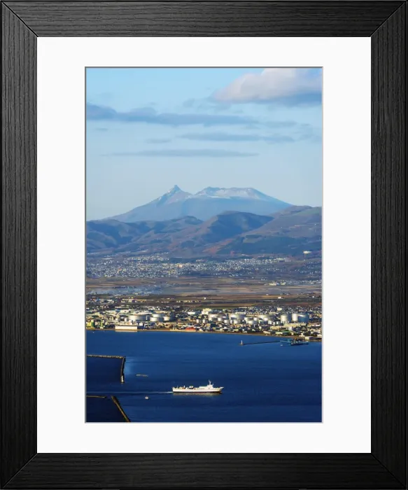 Framed Print : Hakodate Bay view, Hokkaido, Japan, Asia Framed Print : Hakodate Bay view, Hokkaido, Japan, Asia
