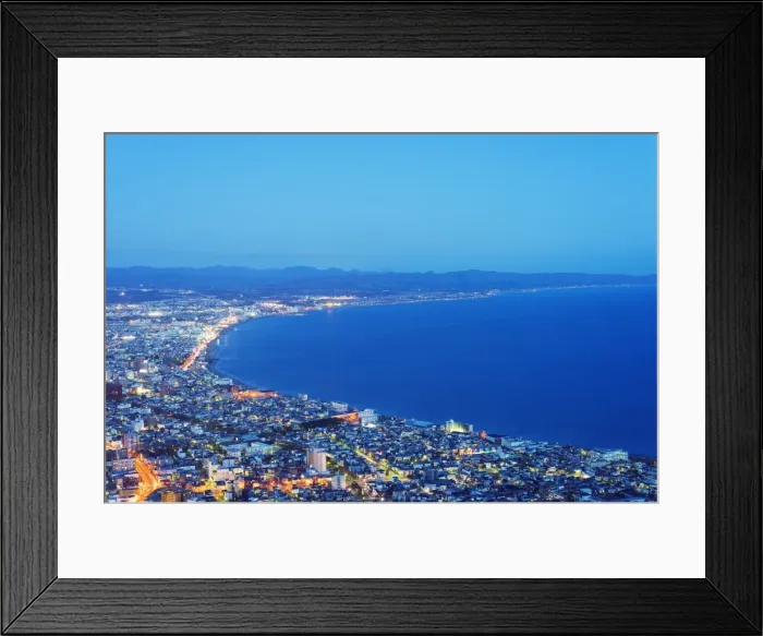Framed Print : Hakodate Bay night view, Hokkaido, Japan, Asia Framed Print : Hakodate Bay night view, Hokkaido, Japan, Asia