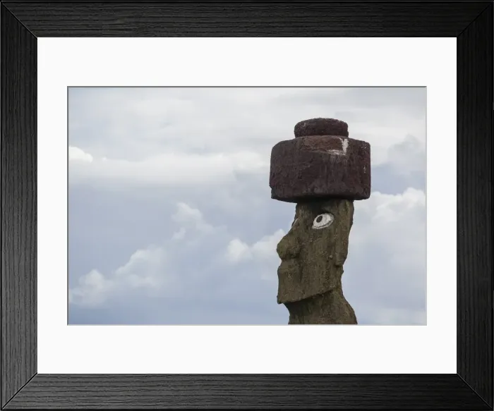 Framed Print : Preserved original moai in the Tahai Archaeological Zone, Rapa Nui National Park, UNESCO World Heritage Site, Easter Island (Isla de Pascua), Chile, South America Framed Print : Preserved original moai in the Tahai Archaeological Zone, Rapa Nui National Park, UNESCO World Heritage Site, Easter Island (Isla de Pascua), Chile, South America