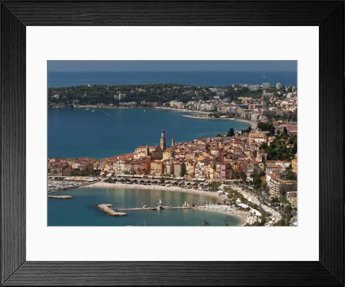 Framed Print : Menton and Cap Martin, Provence-Alpes-Cote d Azur, French Riviera, France, Mediterranean, Europe Framed Print : Menton and Cap Martin, Provence-Alpes-Cote d Azur, French Riviera, France, Mediterranean, Europe