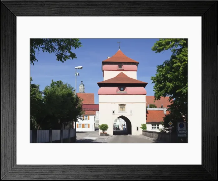 Framed Print : Reimlinger Tor gate, Nordlingen, Romantic Road, Bavarian Swabia, Bavaria, Germany, Europe Framed Print : Reimlinger Tor gate, Nordlingen, Romantic Road, Bavarian Swabia, Bavaria, Germany, Europe