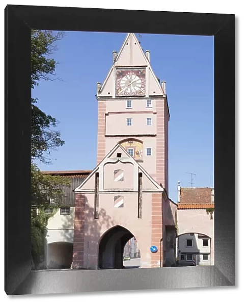 Kempter Tor Gate, Memmingen, Schwaben, Bavaria, Germany, Europe