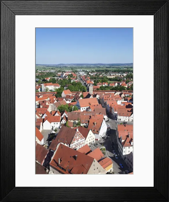 Framed Print : Old town with Reimlinger Tor Gate, Nordlingen, Romantic Road, Bavarian Swabia, Bavaria, Germany, Europe Framed Print : Old town with Reimlinger Tor Gate, Nordlingen, Romantic Road, Bavarian Swabia, Bavaria, Germany, Europe
