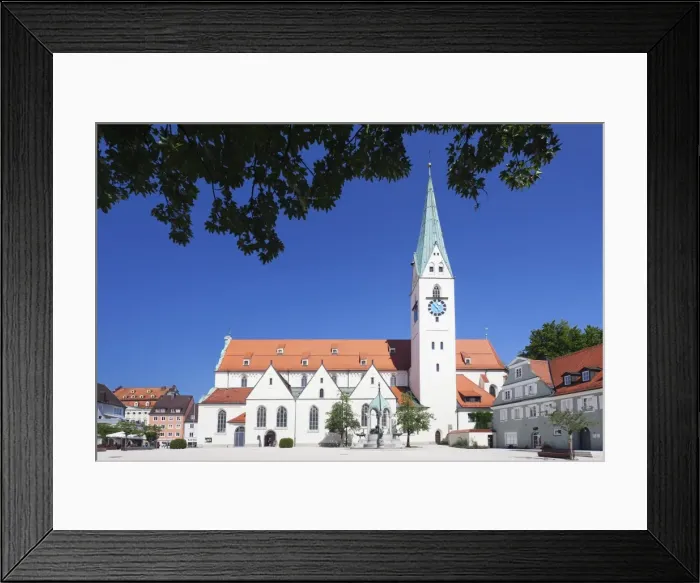 Framed Print : St. Mang Church at St. Mang Square, Kempten, Schwaben, Bavaria, Germany, Europe Framed Print : St. Mang Church at St. Mang Square, Kempten, Schwaben, Bavaria, Germany, Europe