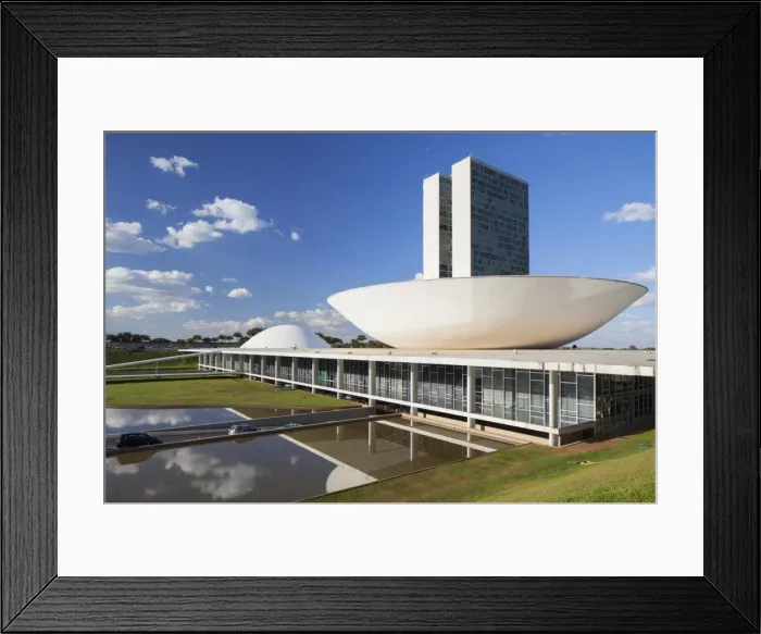 Framed Print : National Congress, UNESCO World Heritage Site, Brasilia, Federal District, Brazil, South America Framed Print : National Congress, UNESCO World Heritage Site, Brasilia, Federal District, Brazil, South America