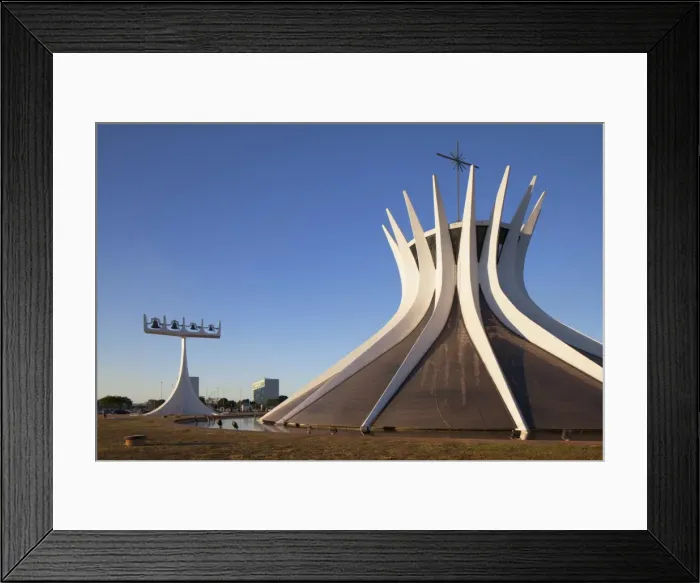 Framed Print : Metropolitan Cathedral, UNESCO World Heritage Site, Brasilia, Federal District, Brazil, South America Framed Print : Metropolitan Cathedral, UNESCO World Heritage Site, Brasilia, Federal District, Brazil, South America