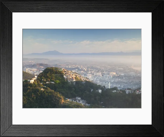 Framed Print : Favela on hillside, Cosme Velho, Rio de Janeiro, Brazil, South America Framed Print : Favela on hillside, Cosme Velho, Rio de Janeiro, Brazil, South America