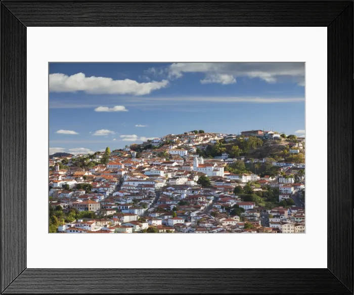 Framed Print : View of Diamantina, UNESCO World Heritage Site, Minas Gerais, Brazil, South America Framed Print : View of Diamantina, UNESCO World Heritage Site, Minas Gerais, Brazil, South America