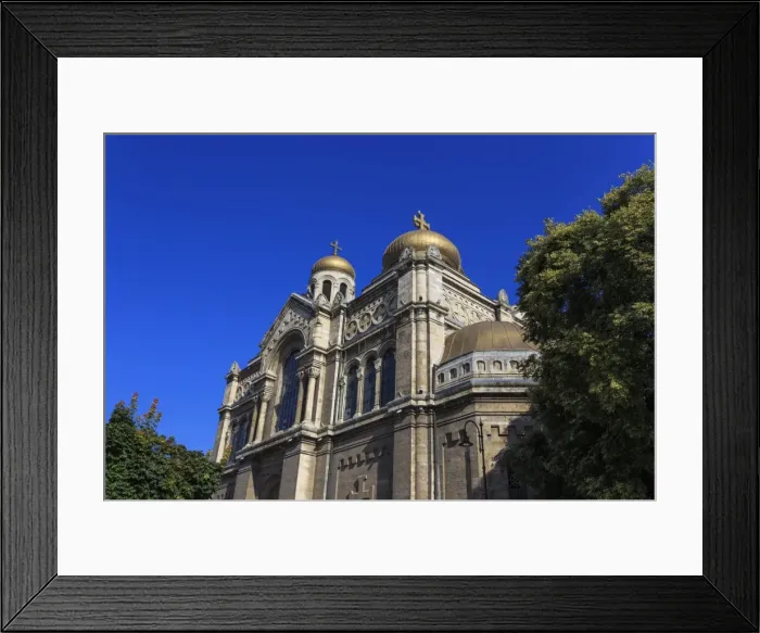Framed Print : Gold onion domes, Cathedral of the Assumption of the Virgin, Varna, Black Sea Coast, Bulgaria, Europe Framed Print : Gold onion domes, Cathedral of the Assumption of the Virgin, Varna, Black Sea Coast, Bulgaria, Europe