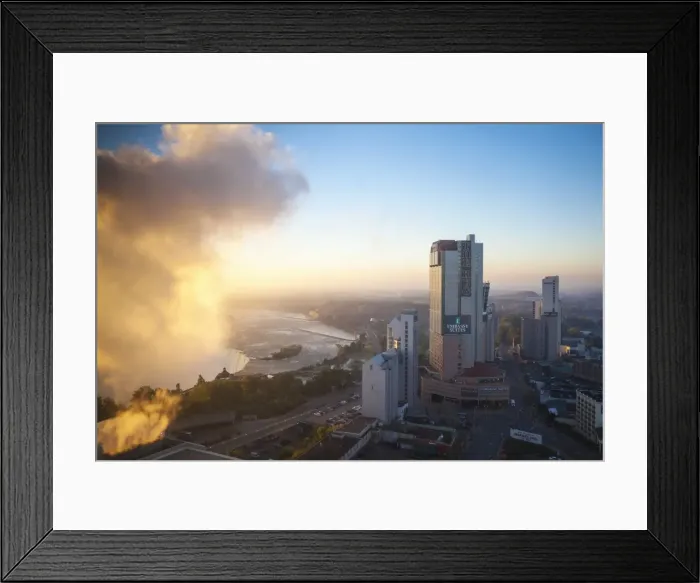 Framed Print : View of Hotels and Horseshoe Falls, Niagara Falls, Niagara, Ontario, Canada, North America Framed Print : View of Hotels and Horseshoe Falls, Niagara Falls, Niagara, Ontario, Canada, North America