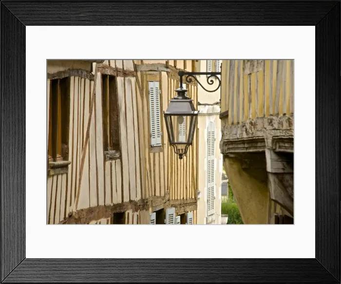 Framed Print : Medieval house facade, half timbered, old town, Macon, Saone et Loire1, Bourgogne (Burgundy), France, Europe Framed Print : Medieval house facade, half timbered, old town, Macon, Saone et Loire1, Bourgogne (Burgundy), France, Europe