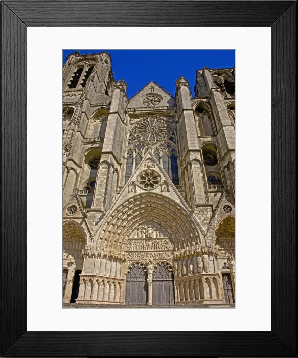 Framed Print : Cathedral Saint Etienne, dating from the 12th to 14th centuries, in Gothic style, central entrance, UNESCO World Heritage Site, Bourges, Cher, Centre, France, Europe Framed Print : Cathedral Saint Etienne, dating from the 12th to 14th centuries, in Gothic style, central entrance, UNESCO World Heritage Site, Bourges, Cher, Centre, France, Europe