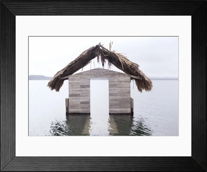 Framed Print : High water floods lakeside cabanas, Climate Change, Lago Peten Itza, Guatemala, Central America Framed Print : High water floods lakeside cabanas, Climate Change, Lago Peten Itza, Guatemala, Central America