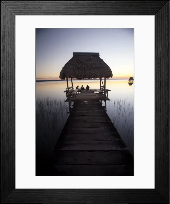 Framed Print : People relaxing at sunset, Lago Peten Itza, El Remate, Guatemala, Central America Framed Print : People relaxing at sunset, Lago Peten Itza, El Remate, Guatemala, Central America