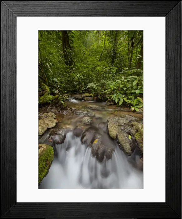 Framed Print : Waterfall, Semuc Champey, Guatemala, Central America Framed Print : Waterfall, Semuc Champey, Guatemala, Central America
