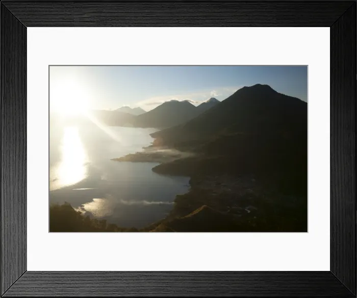 Framed Print : Lago Atitlan, Guatemala, Central America