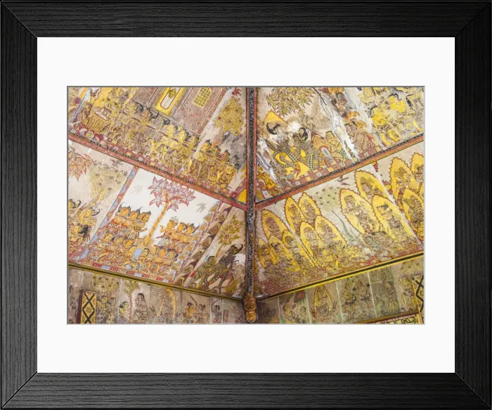 Framed Print : Traditional Kamasan paintings, Kertha Gosa pavilion (former Hall of Justice) in Puri Semarapura Palace, Klungkung, Bali, Indonesia, Southeast Asia, Asia Framed Print : Traditional Kamasan paintings, Kertha Gosa pavilion (former Hall of Justice) in Puri Semarapura Palace, Klungkung, Bali, Indonesia, Southeast Asia, Asia