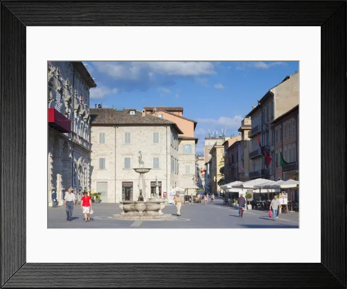 Framed Print : Piazza Arringo, Ascoli Piceno, Le Marche, Italy, Europe Framed Print : Piazza Arringo, Ascoli Piceno, Le Marche, Italy, Europe