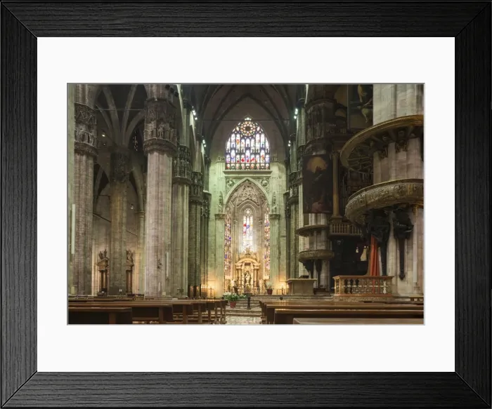 Framed Print : Interior of Milan Cathedral, Piazza Duomo, Milan, Lombardy, Italy, Europe Framed Print : Interior of Milan Cathedral, Piazza Duomo, Milan, Lombardy, Italy, Europe