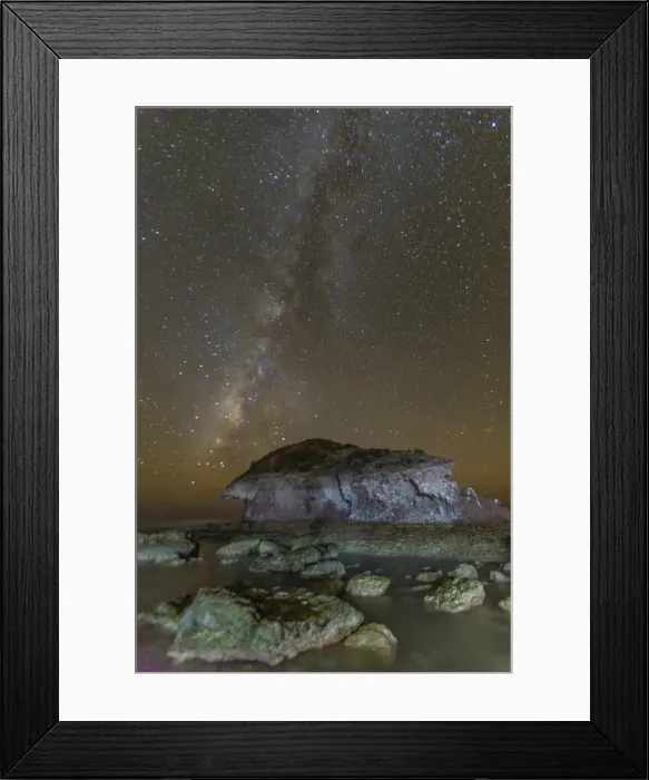 Framed Print : Night view of the Milky Way from Himalaya Beach, Sonora, Mexico, North America Framed Print : Night view of the Milky Way from Himalaya Beach, Sonora, Mexico, North America