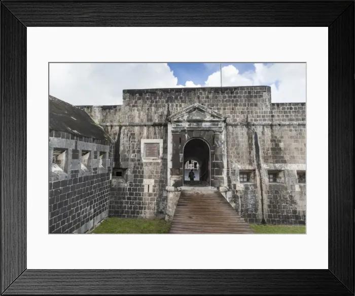 Framed Print : Brimstone Hill Fortress entrance to courtyard, UNESCO World Heritage Site, St. Kitts, St. Kitts and Nevis, West Indies, Caribbean, Central America Framed Print : Brimstone Hill Fortress entrance to courtyard, UNESCO World Heritage Site, St. Kitts, St. Kitts and Nevis, West Indies, Caribbean, Central America