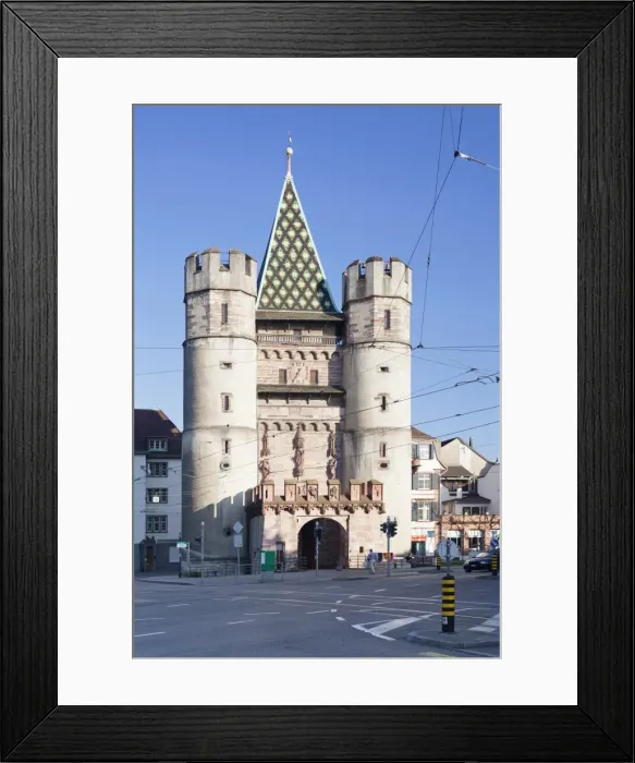 Framed Print : Spalentor Gate, Basel, Canton Basel Stadt, Switzerland, Europe