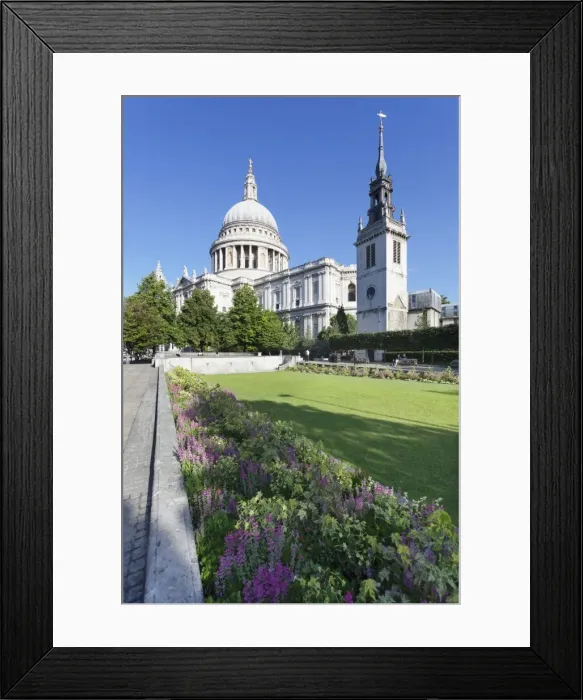 Framed Print : St. Pauls Cathedral, London, England, United Kingdom, Europe Framed Print : St. Pauls Cathedral, London, England, United Kingdom, Europe