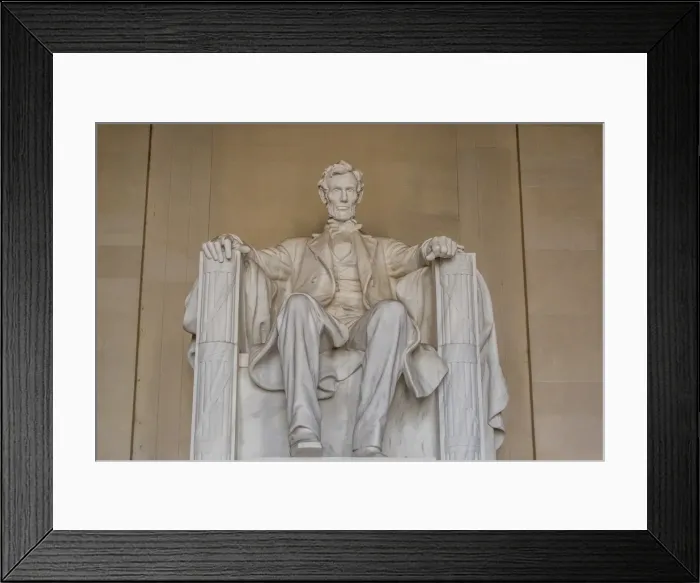 Framed Print : Interior view of the Lincoln statue in the Lincoln Memorial, Washington D. C. United States of America, North America Framed Print : Interior view of the Lincoln statue in the Lincoln Memorial, Washington D. C. United States of America, North America