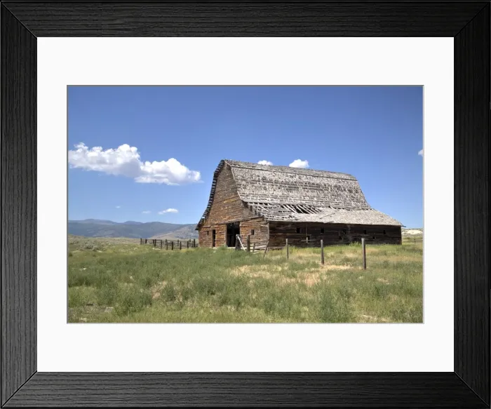 Framed Print : Old barn dating from approx 1890s, west of Glacier National Park, Montana, United States of America, North America Framed Print : Old barn dating from approx 1890s, west of Glacier National Park, Montana, United States of America, North America