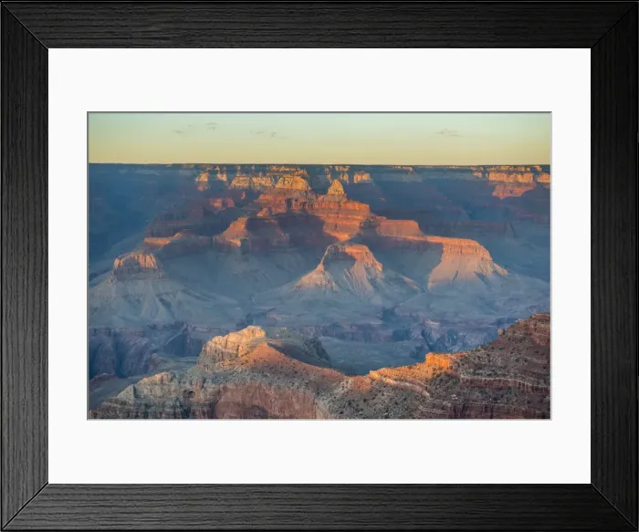 Framed Print : Sunset over the south rim of the Grand Canyon, UNESCO World Heritage Site, Arizona, United States of America, North America Framed Print : Sunset over the south rim of the Grand Canyon, UNESCO World Heritage Site, Arizona, United States of America, North America