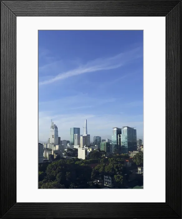 Framed Print : The skyline of the downtown area, including the Bitexco Tower, Ho Chi Minh City (Saigon), Vietnam, Indochina, Southeast Asia, Asia Framed Print : The skyline of the downtown area, including the Bitexco Tower, Ho Chi Minh City (Saigon), Vietnam, Indochina, Southeast Asia, Asia